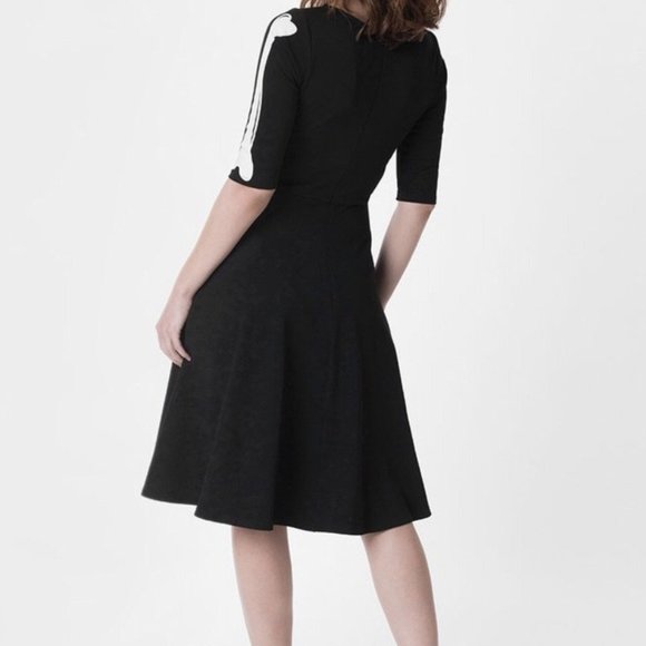 Unique Vintage Black Skeleton Bones Graves Swing D - Picture 5 of 7